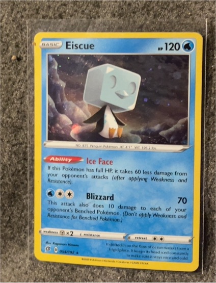 2020 Pokémon Rebel Clash #054 Eiscue — front