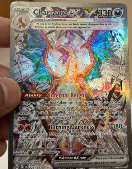 2023 Pokémon TCG SV03 Obsidian Flames #223 Charizard ex — front