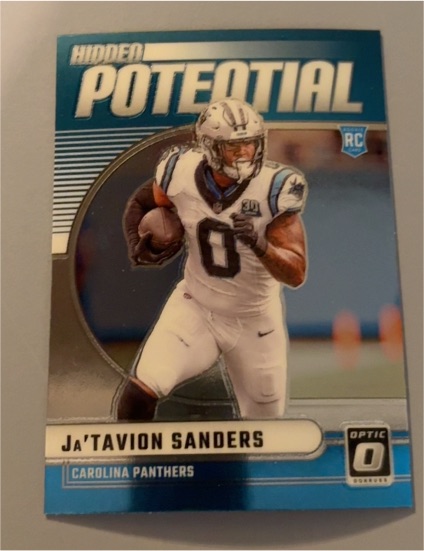 2024 Panini Donruss Optic #9 Ja'Tavion Sanders Hidden Potential — front