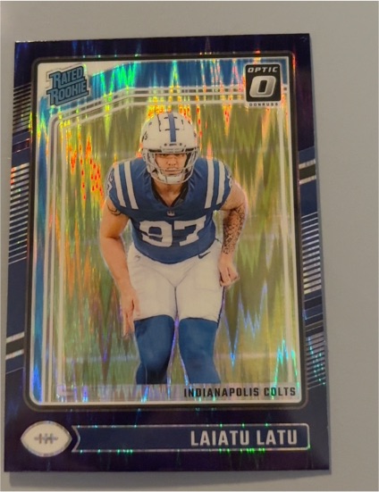 2024 Donruss Optic #267 Laiatu Latu — front