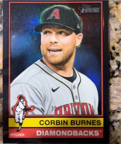 2025 Topps Heritage #705 Corbin Burnes — front