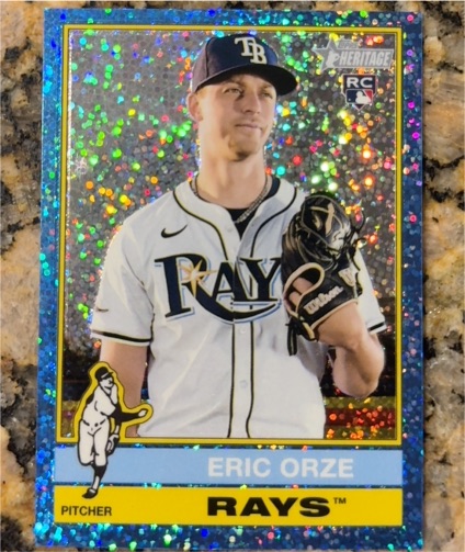 2025 Topps Heritage High Number #589 Eric Orze — front