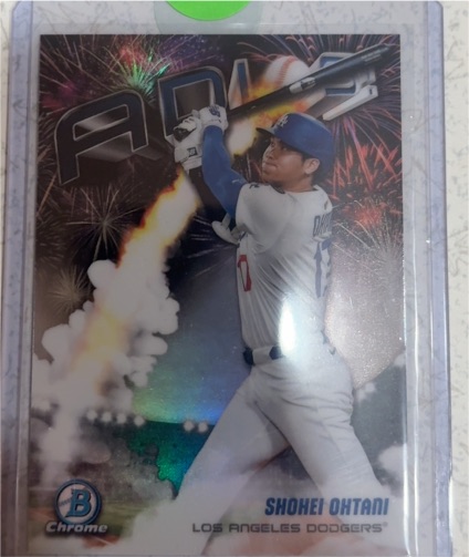 2025 Bowman Chrome #AD-17 Shohei Ohtani Adios — front