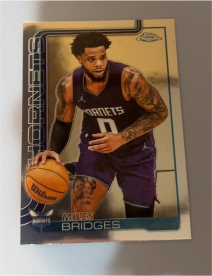 2025-26 Topps Chrome #30 Miles Bridges — front