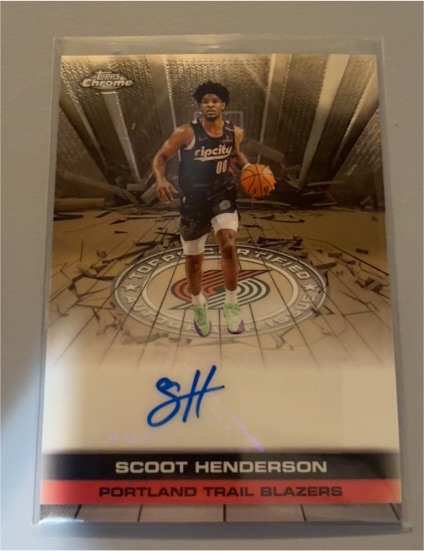 2025-26 Topps Chrome #TAU-SH Scoot Henderson — front