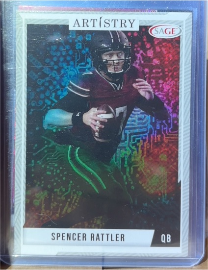 2024 Sage Artistry #53 Spencer Rattler — front