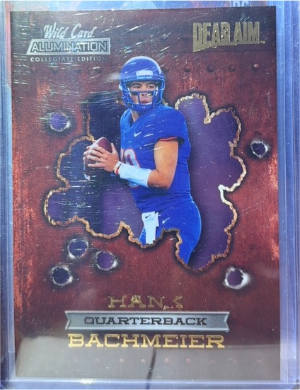 2021 Wild Card Alumination Collegiate Edition Dead Aim #ANDA-13 Hank Bachmeier — front