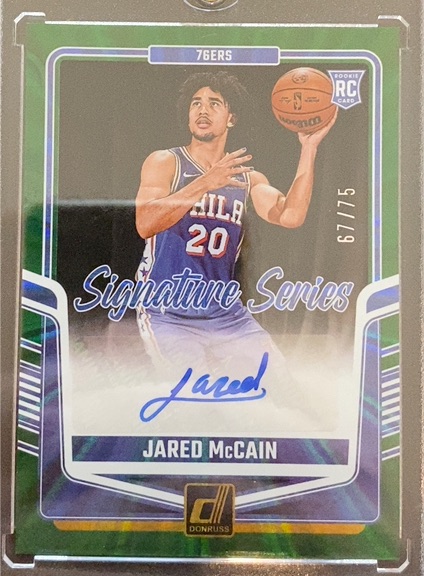 2024-25 Donruss Signature Series #Jared McCain — front