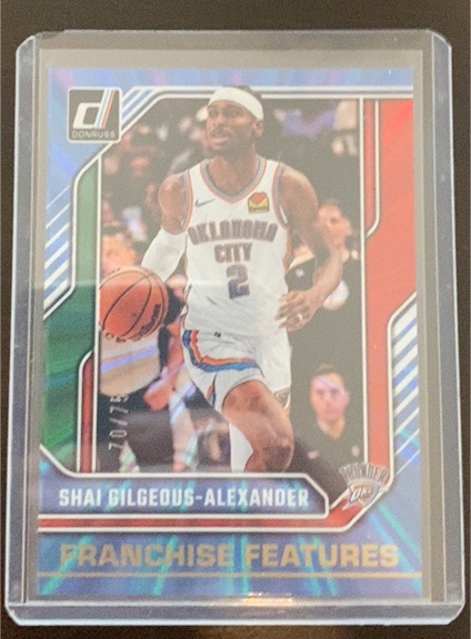2024-25 Panini Donruss #27 Shai Gilgeous-Alexander Franchise Features — front