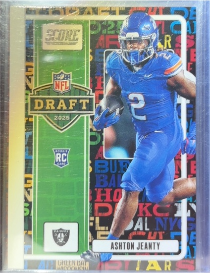 2025 Panini Score #4 Ashton Jeanty NFL Draft — front