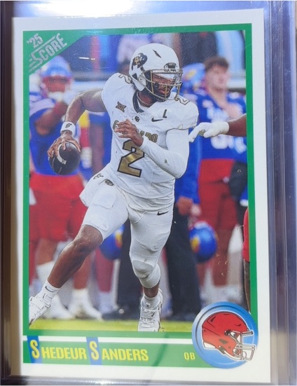 2025 Score #2 Shedeur Sanders Anniversary Rookies — front