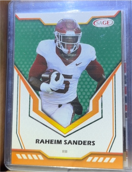2024 SAGE #136 Raheim Sanders — front