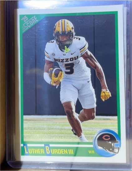 2025 Score #6 Luther Burden III Anniversary Rookie — front