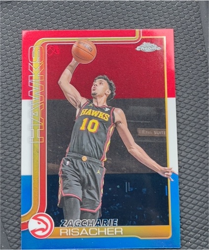 2025-26 Topps Chrome #2 Zaccharie Risacher — front