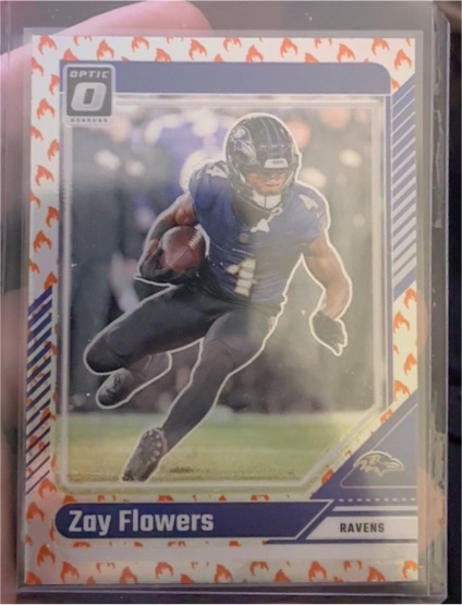 2024 Donruss Optic #15 Zay Flowers — front