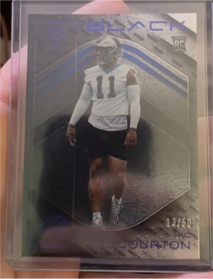 2025 Panini Black #162 Nic Scourton — front