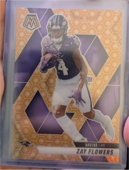 2025 Panini Mosaic #4 Zay Flowers — front