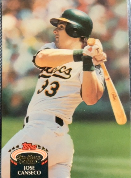 1992 Topps Stadium Club #370 Jose Canseco — front