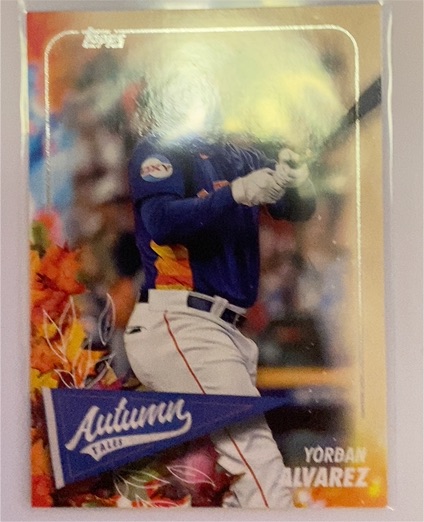 2024 Topps Update Autumn Tales #AT-46 Yordan Alvarez — front