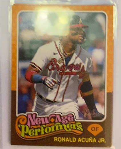 2024 Topps Heritage New Age Performers #NAP-10 Ronald Acuna Jr. — front