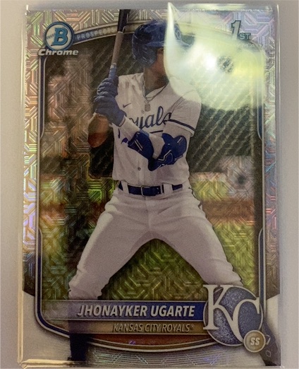 2025 Bowman Chrome Prospects #BCP-123 Jhonayker Ugarte — front
