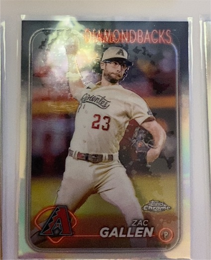 2024 Topps Chrome #147 Zac Gallen — front