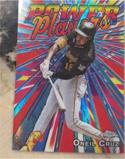 2025 Topps Chrome Update #PP-42 Oneil Cruz Power Players — front