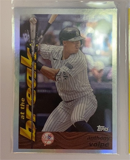 2024 Topps Archives #95ATB-10 Anthony Volpe 1995 At the Break — front