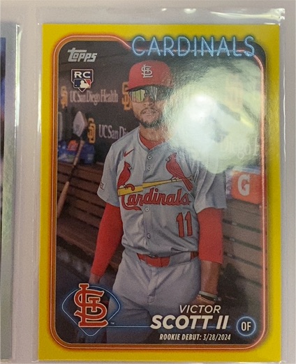 2024 Topps Update #US77 Victor Scott II — front