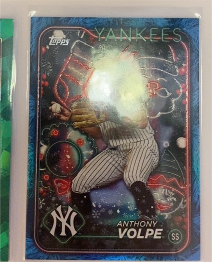 2024 Topps Holiday #H140 Anthony Volpe — front