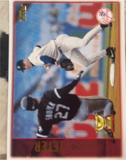 1997 Topps #13 Derek Jeter — front