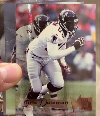 1996 Fleer Metal Chris Coleman — front