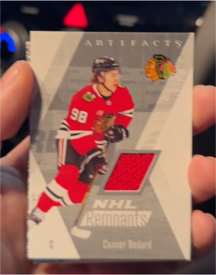2025-26 Upper Deck Artifacts NHL Remnants #NR-7 Connor Bedard — front