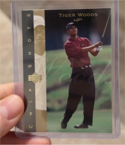 2003 Upper Deck #91 Tiger Woods Chip Shots — front
