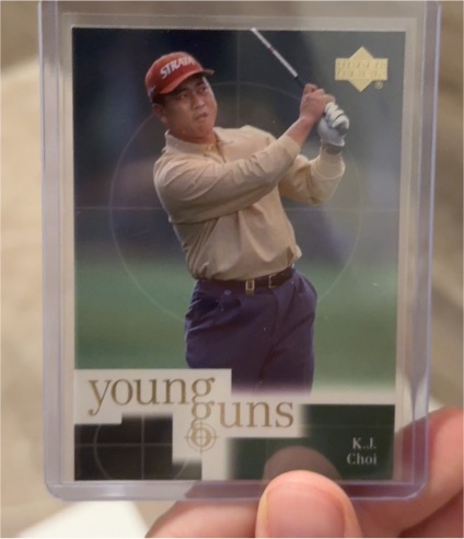 2001 Upper Deck Golf #83 K.J. Choi Young Guns — front
