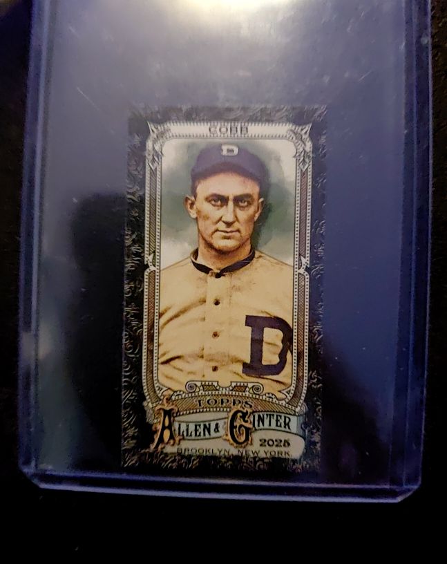 2025 Topps Allen & Ginter #55 Ty Cobb — front