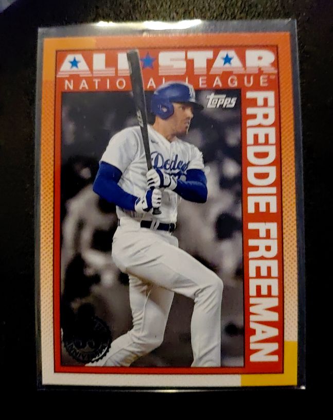 2025 Topps Series 2 - 1990 Topps Baseball All-Stars Freddie Freeman #90AS-21 — front