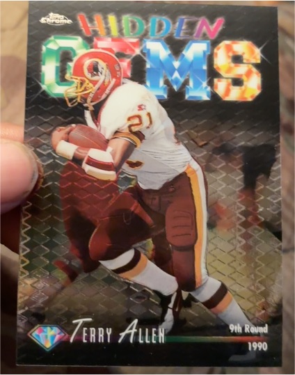 1998 Topps Chrome #HG5 Terry Allen Hidden Gems — front