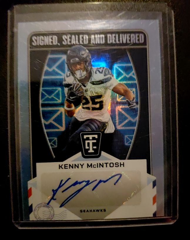 2024 Panini Totally Certified Signed Sealed and Delivered Kenny McIntosh — front