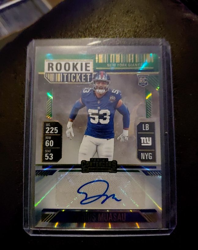 2024 Panini Contenders #225 Darius Muasau Rookie Ticket — front