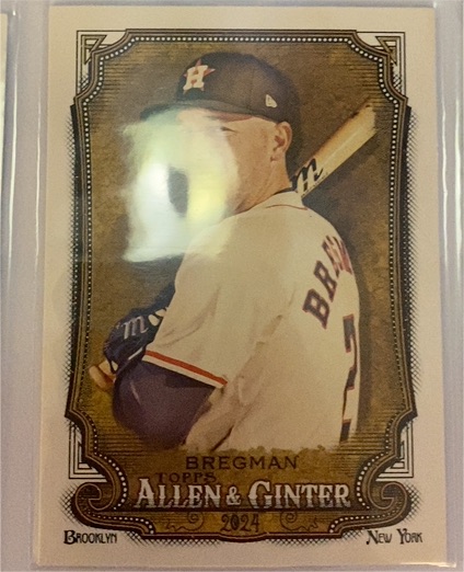 2024 Topps Allen & Ginter #320 Alex Bregman — front