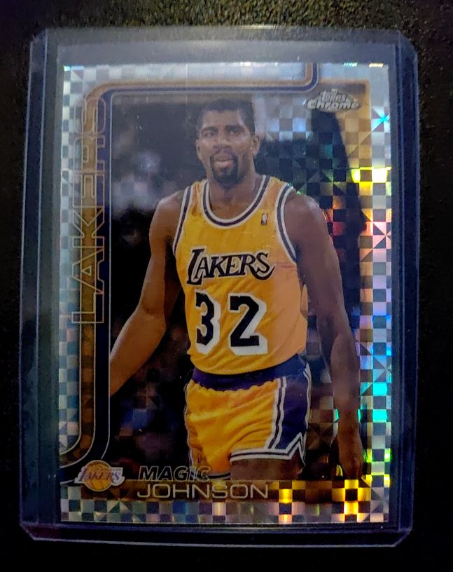 2025-26 Topps Chrome #244 Magic Johnson — front