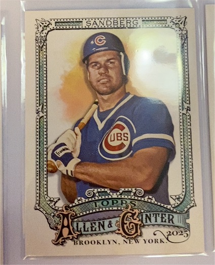 2025 Topps Allen & Ginter #15 Ryne Sandberg — front