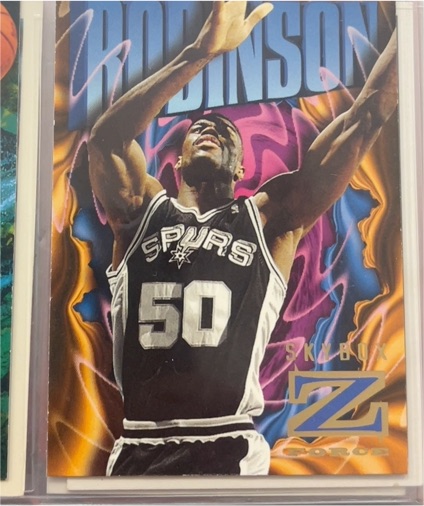1996-97 SkyBox Z-Force #81 David Robinson — front
