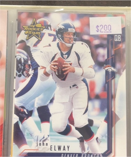 2001 Leaf Rookies & Stars #50 John Elway — front