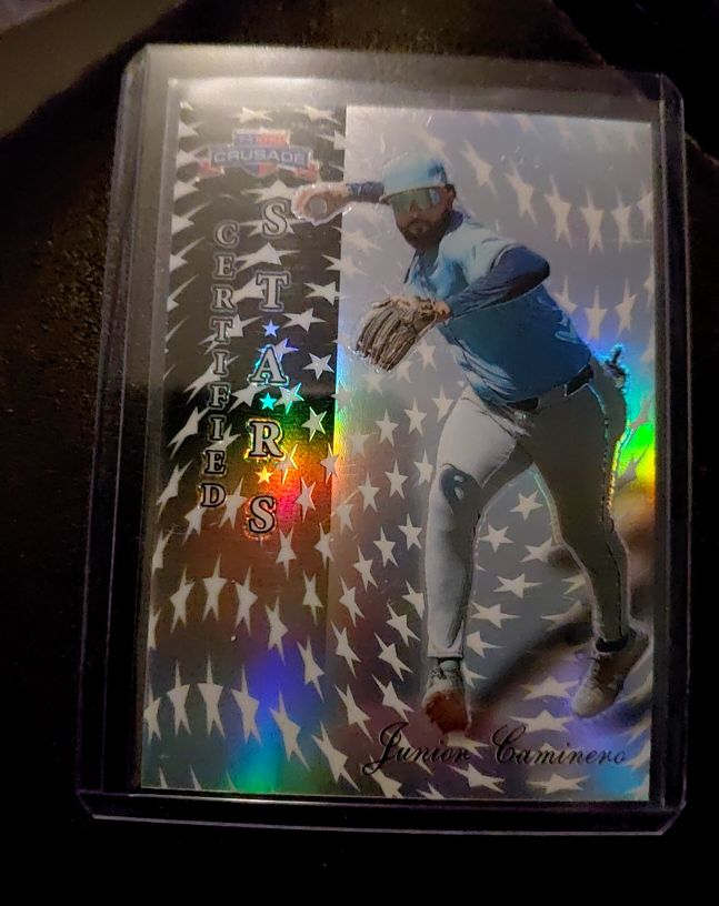 2025 Panini Crusade Baseball Certified Stars #12 Junior Caminero — front