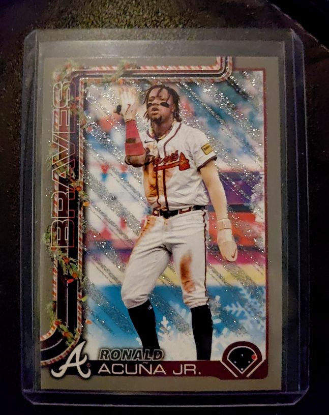 2025 Topps Holiday #H62 Ronald Acuna Jr. — front