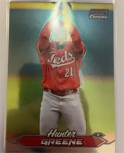 2024 Topps Stadium Club Chrome #92 Hunter Greene — front