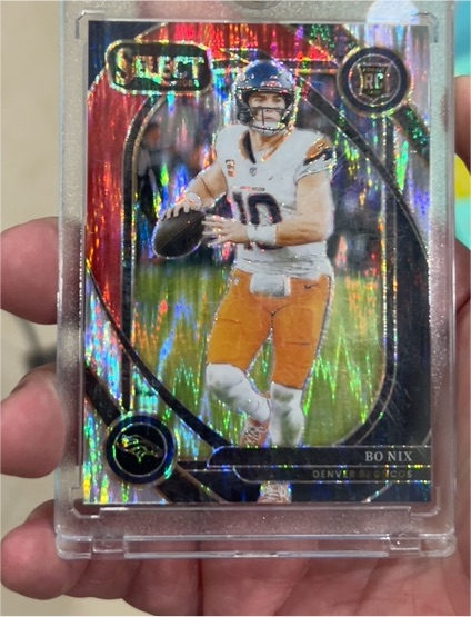 2024 Panini Select Club Level #221 Bo Nix — front