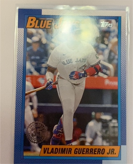 2025 Topps Series 1 1990 Topps #T90-12 Vladimir Guerrero Jr. — front